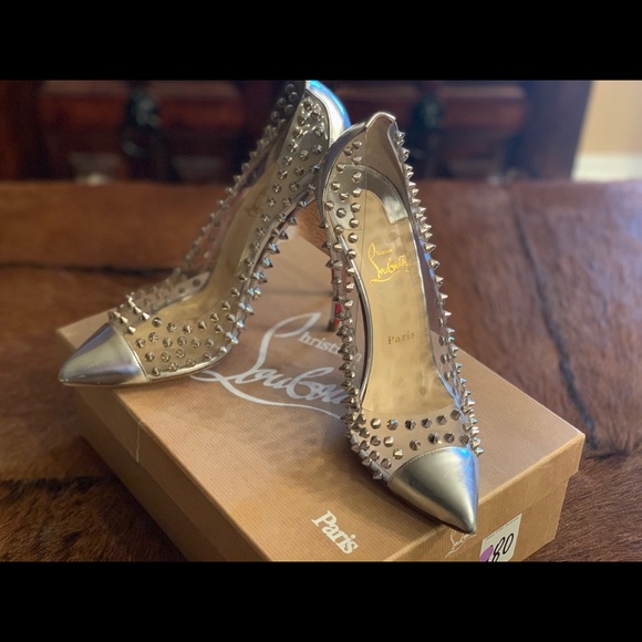 Christian Louboutin Authentic Spike Me Heels - Picture 3 of 5